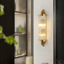 Modern design stainless steel and crystal wall light