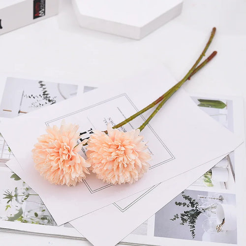 Artificial dandelion chrysanthemum flower for wedding and event decoration - vue 14 sur 14
