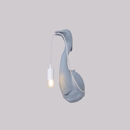 Modern nordic decorative small crane wall light