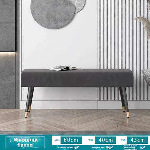 soft shoe bench for entrance hall and living room - vue 9 sur 18
