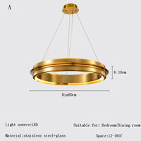 Minimalist Italian post-modern creative LED chandelier