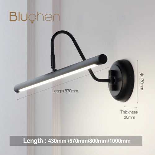 Modern LED wall light for indoor mirror - vue 4 sur 7