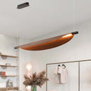 Japanese walnut wood chandelier retro style for interior decoration