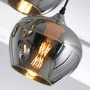 Glass chandelier for elegant indoor lighting