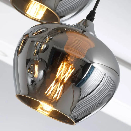 Glass chandelier for elegant indoor lighting - vue 7 sur 7