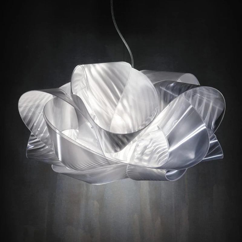 Slamp Italian Fabula white flower pendant light