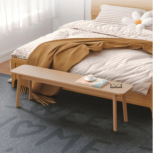 walnut stool for dining room and fitting room Chinese style - vue 10 sur 10