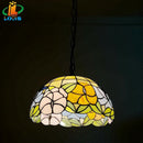 Rustic butterfly and flower chandelier tiffany style for restaurant