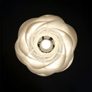 Nordic style hanging chandelier with PVC petals and free bulb