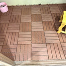 Clip-together outdoor plastic floor tiles 30x30 cm