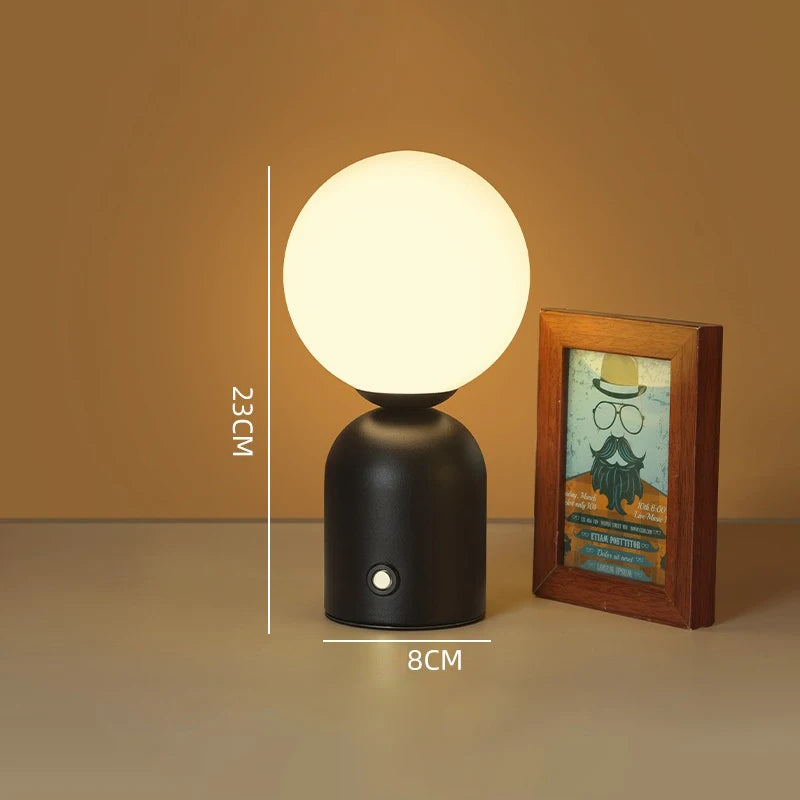 Rechargeable LED desk lamp for indoor decorative lighting - vue 8 sur 10