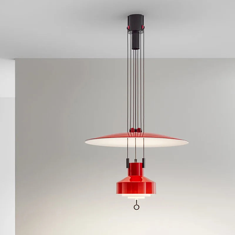 Adjustable designer pendant lamp nordic saliscendi stretchable hanging light for kitchen or restaurant