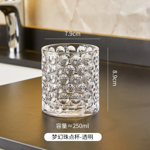 glass mouthwash cup bathroom accessories - vue 11 sur 13