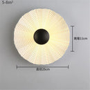 Nordic round metal LED wall light for modern interiors