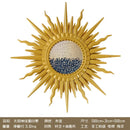 decorative wrought iron sunflower wall mirror