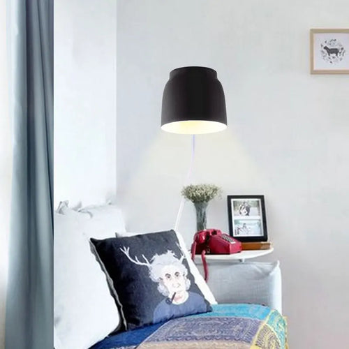 Nordic simple wall light with rotary switch - vue 4 sur 8