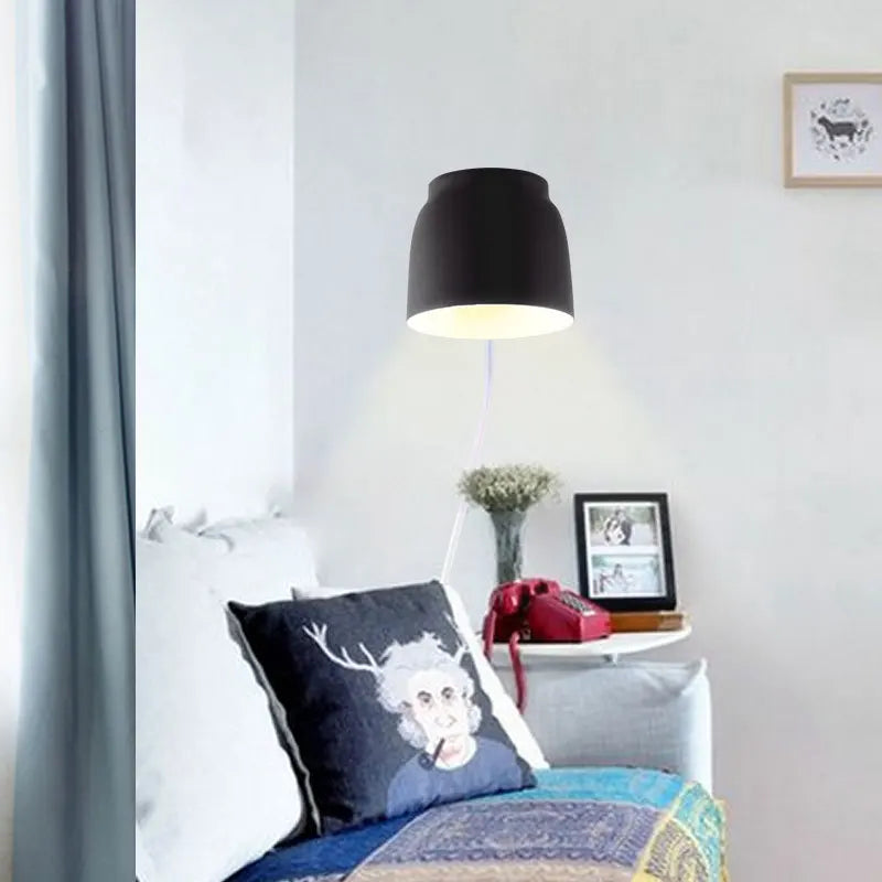 Nordic simple wall light with rotary switch - vue 3 sur 8