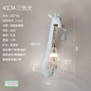 decorative LED resin and crystal giraffe wall light