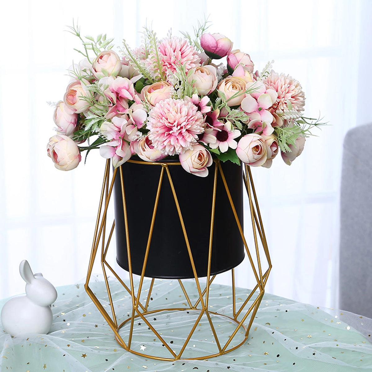 metal stand for planter flower pot vase rustproof - vue 4 sur 10