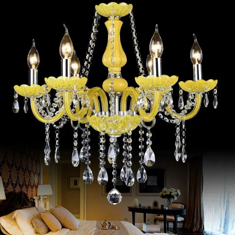 Elegant modern crystal chandelier for weddings - vue 10 sur 13