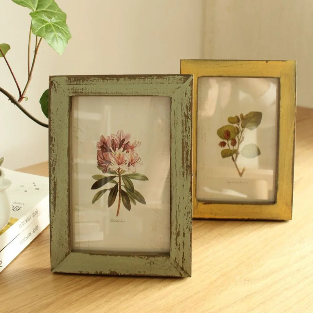 Trendy solid wood photo frame for wall decor