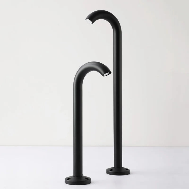 Modern aluminium outdoor table lamp waterproof - vue 4 sur 10