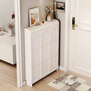 modern wooden shoe cabinet Nordic design space saving