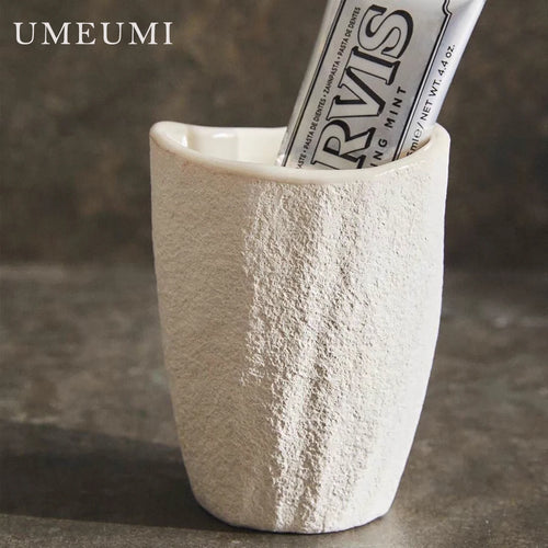 luxury ceramic bathroom set with elegant accessories - vue 3 sur 9