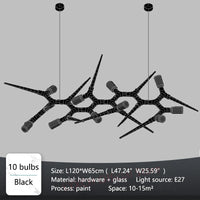 Luxury postmodern roman LED chandelier for hotel