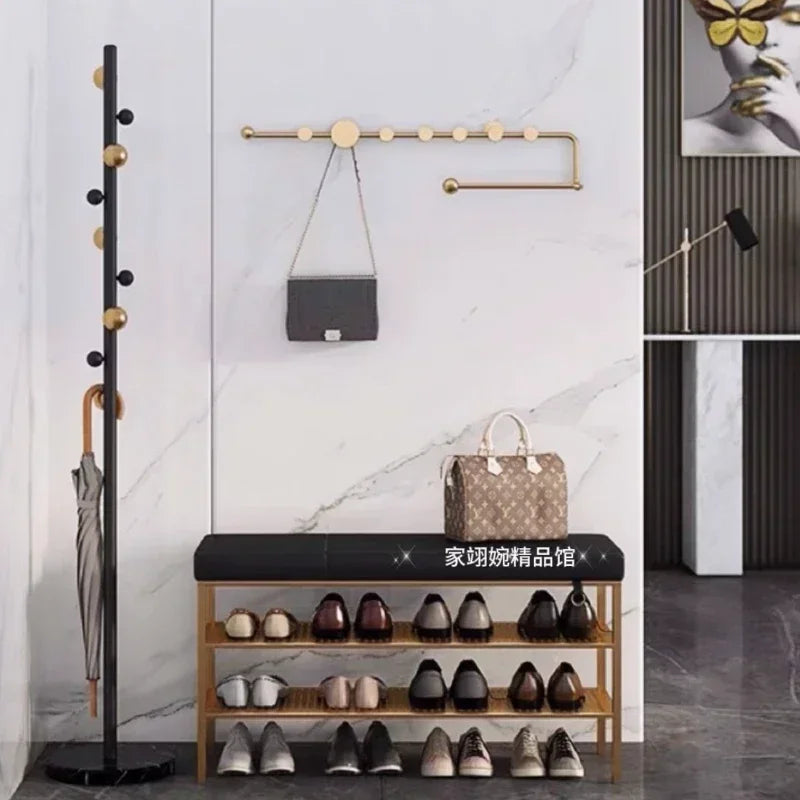 Nordic luxury decorative wall mounted clothes and hat rack - vue 3 sur 18
