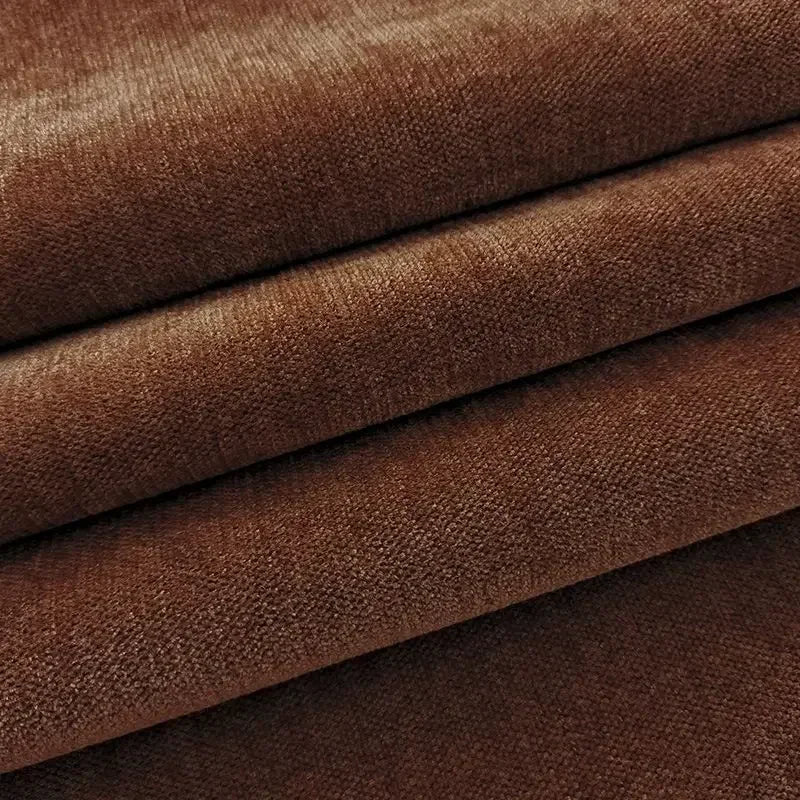 Thick plain chenille fabric soft durable upholstery for living room