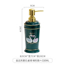 ceramic soap dispenser for shower gel and disinfectant