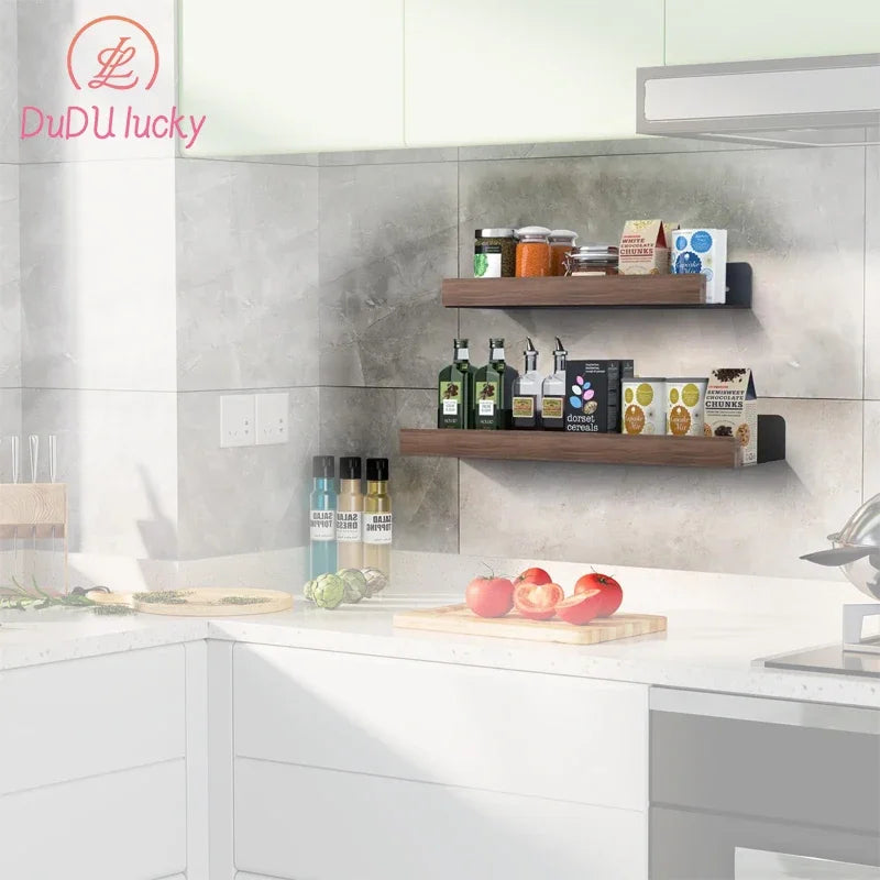 bathroom storage wall shelf - vue 3 sur 14