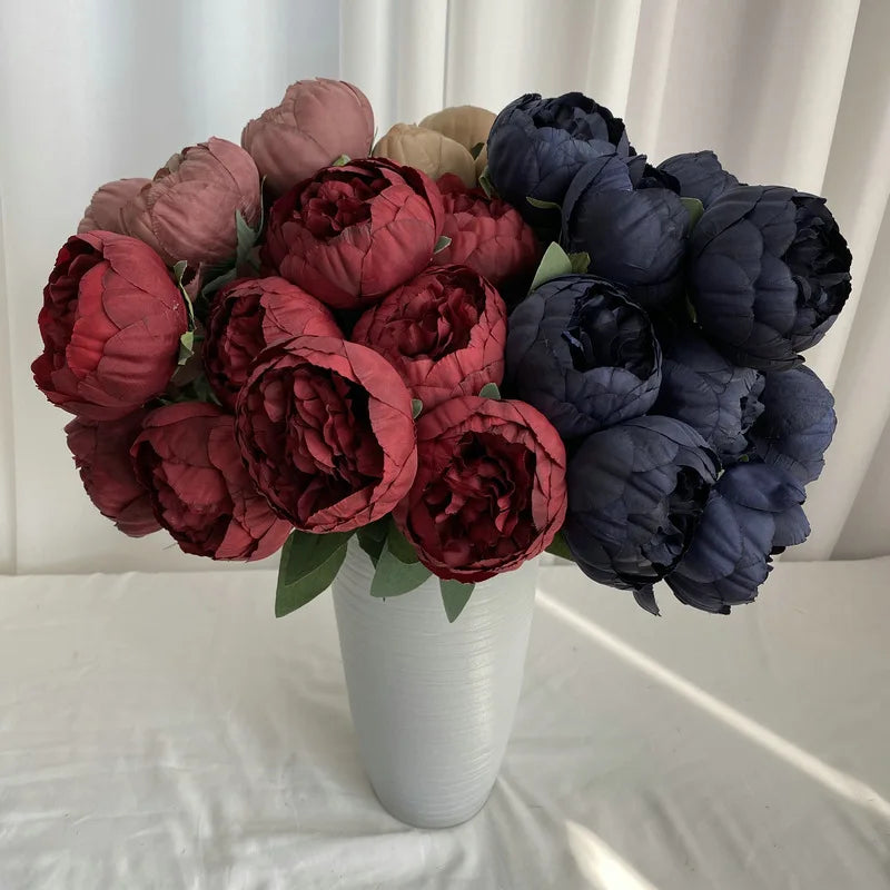 Artificial peony bouquet for weddings and elegant decoration