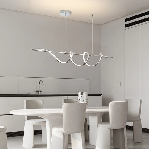 Modern LED pendant light DIY design for interior decoration - vue 5 sur 5