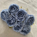 Artificial silk peony bouquet for floral decoration