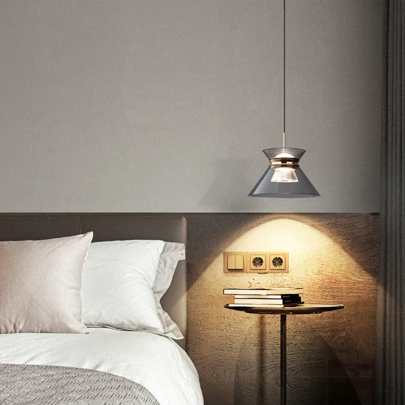 Modern small LED pendant light for decorative interiors