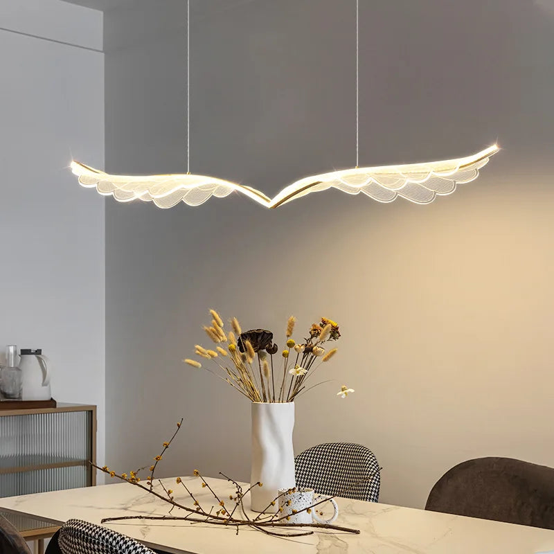 Modern acrylic chandelier for restaurants and bars 2024 - vue 3 sur 7