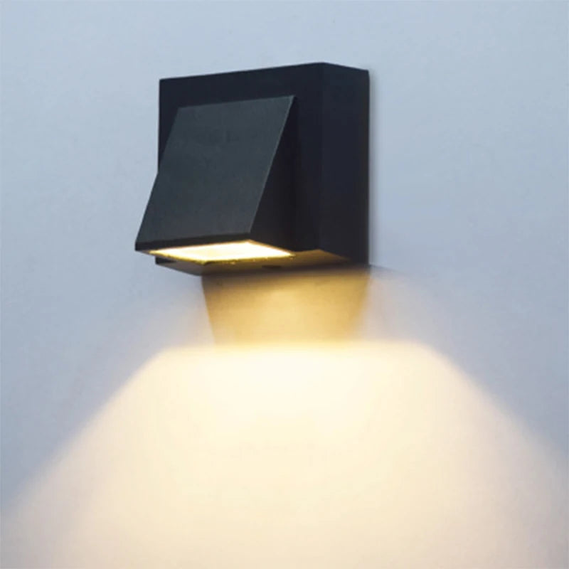 Modern waterproof outdoor LED wall light for garden and balcony