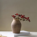 handmade retro ceramic vase for dried flower decoration