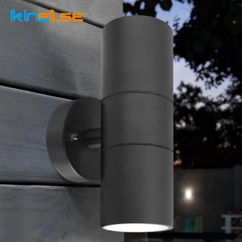 Modern waterproof stainless steel outdoor wall light for garden