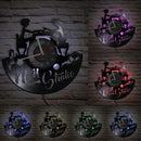 vinyl wall clock for nail and beauty salon
