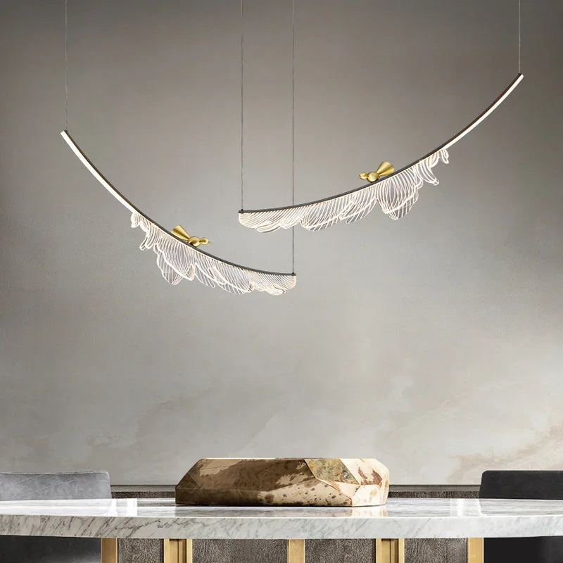 Modern LED ceiling light for an elegant and decorative interior - vue 4 sur 9