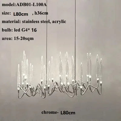 Elegant crystal designer wall light for interiors - vue 14 sur 22