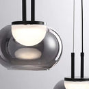 Multi-head glass pendant light for modern interiors