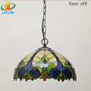 Nordic retro glass chandelier for café lighting
