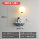 Cartoon astronaut wall lamp LED for children