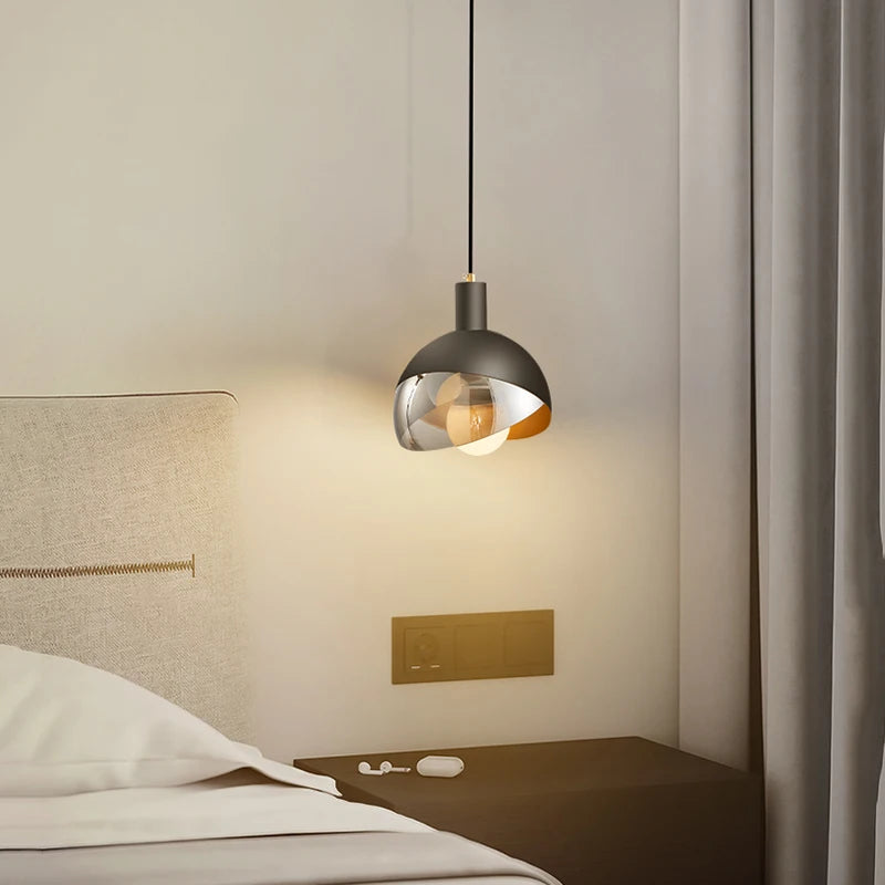 Luxury Nordic copper and glass pendant light