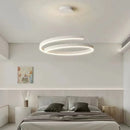 Aluminium spiral LED chandelier for home decor