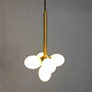 Minimalist glass chandelier modern design for elegant interiors
